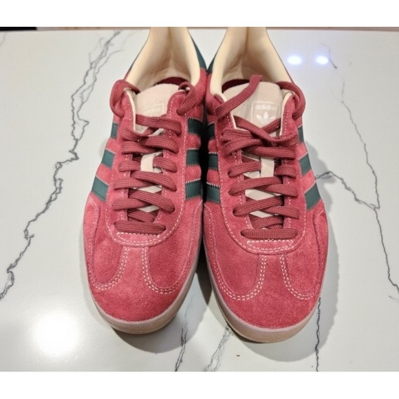 Excellent Condition Adidas Gazelle Indoor Shadow Red Green Men's Size 9.5 - Picture 2 of 8